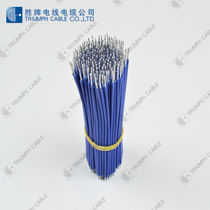 Thêm hàng tồn kho trước khi cắt 0.08mm Chiều dài Silicone PVC Áo khoác cáp dây cả hai đầu thiếc mạ dây đồng với mẫu miễn phí - Product Image 2