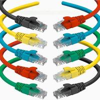 Câble de raccordement réseau CAT6 UTP standard RJ45 Gigabit Ethernet, plusieurs longueurs, plusieurs couleurs