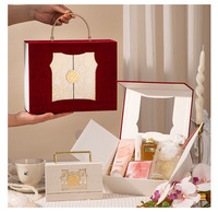 Boîte cadeau personnalisée avec logo, boîtes vides pour cadeaux d'anniversaire et de fiançailles, boîte à bonbons de mariage, boîte cadeau premium unique