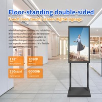Último Modelo de Pantalla Digital Signage 4K Comercial con Sistema Android, Menú Digital con Control Remoto CMS para Restaurantes, Panaderías y Cafeterías