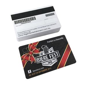 En gros Impression Personnalisée En Plastique Carte De Visite À Bande Magnétique Cadeau Pvc Carte avec Code À Barres