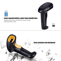 Fabricante Ventas Directas 1D CCD Inalámbrico Bluetooth Lector de código de barras Escáner de código de barras resistente de mano