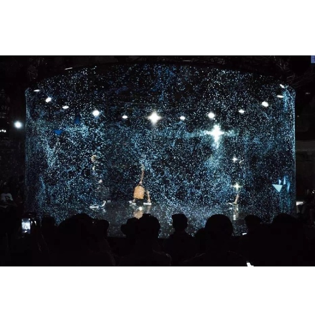Outdoor Transparent Holographic Projector Mesh Screen for Hologram Events