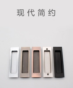 Invisible embedded concealed pull handle concealed latch slot drawer concealed pull handle zinc alloy cabinet <b>door</b> handle - Product Image 6