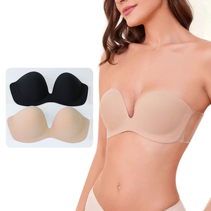 Soutien-gorge <span class=keywords><strong>invisible</strong></span> adhésif push-up sans couture et sans bretelles pour robes décolletées en V profond – Vente en gros, personnalisation OEM/ODM - Product Image 3