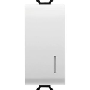 Interrupteur mural monopolaire Chorusmart 16Ax 250V AC en plastique blanc brillant IP20, installation facile - Product Image 1