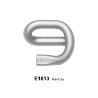 Clip de rail E1813 en acier à ressort, fixations de rail compatibles Pandrol