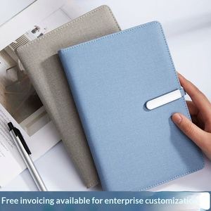 Carnet de notes professionnel A5 A6 A7 en cuir PU avec logo personnalisé, 100 feuilles, impression UV de haute qualité, reliure cousue - Product Image 2