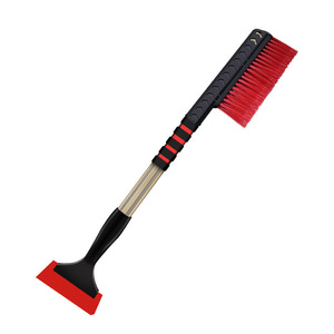 Grattoir à glace télescopique 3 en 1 en alliage d'aluminium Lanbowang pour la déneigement des voitures en hiver - Product Image 1