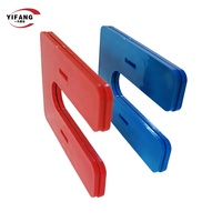 Cale en plastique ABS de 1/8 po pour la fixation de portes/fenêtres et le nivellement de carreaux - Design moderne, forme de fer à cheval emboîtable, étanche et durable