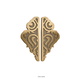 Poignée décorative en bois sculpté pour armoire et meuble, prix d'usine, vente en gros - Product Image 2