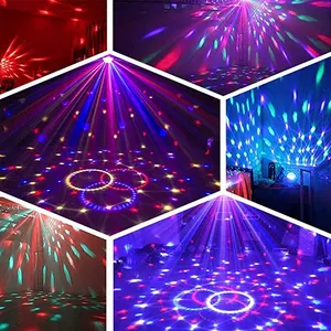 Luz de discoteca com laser, cabeça de movimento, luzes de discoteca, festa, ktv, barra, luzes de palco rotativas 9*8cm