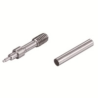 Pièces de précision non standard en acier inoxydable usinées CNC sur mesure avec axe long et filetages externes – Chine