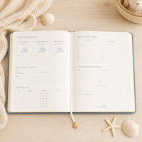 LABON Journal de grossesse personnalisé « Bump to Baby », cadeau souvenir en lin, journal de maternité pour les étapes importantes, cadeau de luxe pour baby shower, vente en gros
