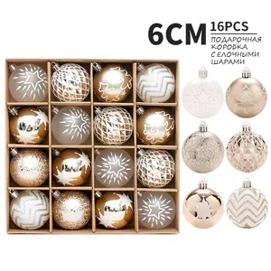 Classic Christmas Ball Set Customized Color Christmas Baubles Supplies For Xmas Party Christmas Decorations Ornaments