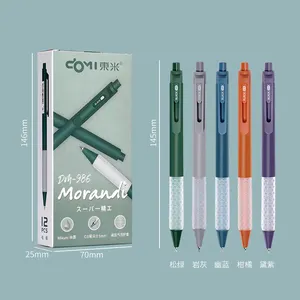 Customization Custom Stationery Gel Pens Wholesale Silicone Grip 0.5mm Gel Pens School Supply Stationery Set