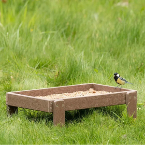 FSC Audited Outdoor <strong>Wild</strong> <strong>Bird</strong> House and Feeder, Wooden <strong>Bird</strong> Feeder on Grassland - Product Image 5