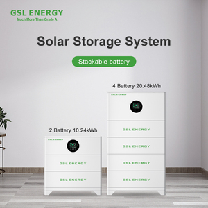 GSL 에너지 올인원 쌓을 수 있는 5kWh 배터리 5kVA 하이브리드 그리드 인버터 태양열 저장 전력 시스템 LiFePO4 배터리 가정용 - Product Image 3