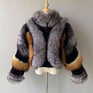 נשים שועל פרווה מעיל חורף חם מעיל סיטונאי אמיתי פרווה מעילי גבירותיי עבה אמיתי פרווה מעילים - Product Image 5