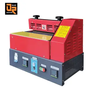 With rolling wheel Horizontal Type hot melt coating machine hot melt adhesive dispensing equipment cnc glue dispenser machine