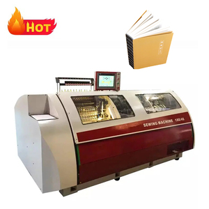 180 cicli di alta velocità automatica Offset stampato libro di carta macchina per cucire Note libro rilegatura filo macchina per cucire con vassoio olio - Product Image 1