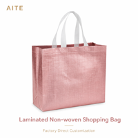Sacs de shopping et de fête en non-tissé, personnalisés avec logo, robustes, écologiques, biodégradables, multicolores, élégants, pour cadeaux et emballages