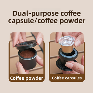 Macchina da Caffè Portatile Elettrica Semiautomatica Wireless per Casa e Viaggio, Mini Smart per 3-5 Tazze, Stile Italiano Concentrato - Product Image 5