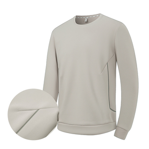 Logotipo personalizado para hombre fresco ropa de secado rápido deportes correr pulóver sólido transpirable camisetas con cremallera - Product Image 4