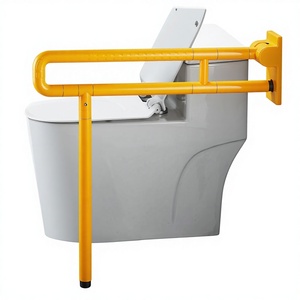 Barre de sécurité antidérapante en acier inoxydable de style américain pour toilettes, pour personnes âgées et handicapées, sans obstacle - Product Image 1