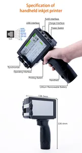 Docod OEM/ODM G100E 12.7mm Hotsale Mini imprimante à jet d'encre portable à séchage rapide Impression de la date d'expiration pour papier Sac en plastique