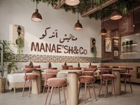 Aménagement intérieur et mobilier de boutique de style bohème pour café, restaurant de confiseries anciennes et magasin de café sur mesure