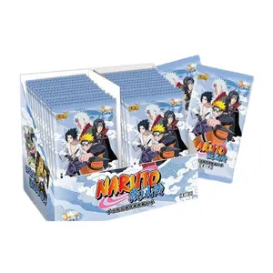 Caixa de cartas de jogo de anime Naruto, novidade de jogo de papel para entusiastas de anime, coleção de cartas de anime de nível 2.5 Wave 1