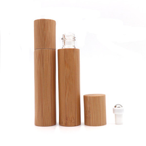Recarga de lujo <span class=keywords><strong>Flass</strong></span> Roll en botella Rodillo de bambú para aceite esencial con grabado Logo 10ml 5ml - Product Image 2