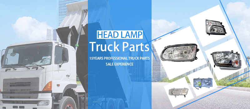 214-1106 MR844319 MB844318 Truck Light Head Lamp for Fuso Canter