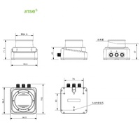 Capteur LiDAR TOF haute performance Sense, résolution 0,5, 25 Hz, balayage 360°, capteur de mouvement laser longue portée pour AGV