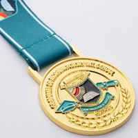 Médaille de course émaillée rose pour femme, pour marathon, avec ruban et cordon, médailles sportives personnalisées en forme de couleur