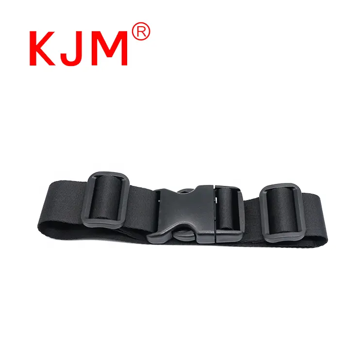 KJM Customized 38mm Polyester Carry Belt with Plastic Buckle for Baby Carrier Backpack Sling Wrap