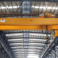 Pont roulant à double poutre de style européen Yiteng, capacité 25/40/7 tonnes, palan électrique, hauteur de levage 20 m, portée 10 m, intérieur/extérieur