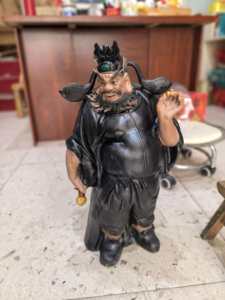Estatua de Dios <span class=keywords><strong>Zhong</strong></span> Kui <span class=keywords><strong>Fu</strong></span> Lu Shou de Porcelana China Hecha a Mano, Decoración Feng Shui para el Hogar, Adorno de Cerámica - Product Image 2