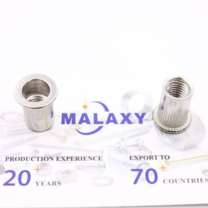 Écrou de rivet de presse Offre Spéciale personnalisé d'usine MALAXY écrous à riveter <span class=keywords><strong>en</strong></span> acier inoxydable au carbone aluminium <span class=keywords><strong>Zinc</strong></span> Din 4mm 12mm 5mm 6mm - Product Image 5