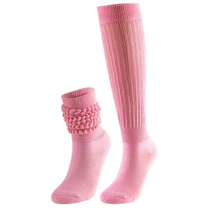 Calcetines holgados de arcoíris de algodón 100% de alta calidad para mujer, agarre con logotipo personalizado y posición del logotipo del cuerpo/puño para uso diario - Product Image 2