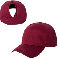 Casquette de baseball queue de cheval doublée satin, double couche, couleur unie, réglable, chapeau de soleil extérieur, casquettes vierges pour femmes, sport décontracté, vente en gros