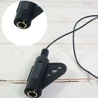 Microphone dynamique de ramassage de guitare acoustique filaire en plastique Portable pour ukulélé violon mandoline Banjo Kalimba harpe