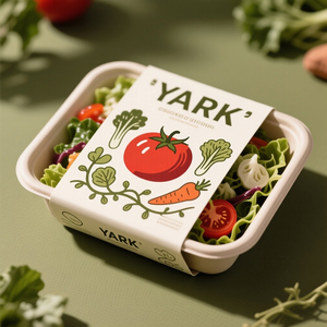 Boîte de rangement en carton 350 g/m² pour légumes et fruits, vente en gros d'usine, emballage de type manchon pour restauration rapide - Product Image 1