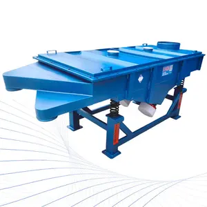 Industrial Sifter Sawdust Wood Chips Screening Large Linear Vibrating Sieve Machine