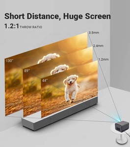 <span class=keywords><strong>Netflix</strong></span> ได้รับใบอนุญาตแอนดรอยด์13ระบบ WiFi BT 4K โปรเจคเตอร์1080P แบบพกพา800ภาพยนตร์ที่บ้าน ansl ในตัวแอพโปรเจคเตอร์ - Product Image 3