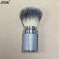 Brosse à raser professionnelle zéro déchet, manche en aluminium durable, marque privée, utilisation à vie, logo personnalisé, soins masculins, vente en gros