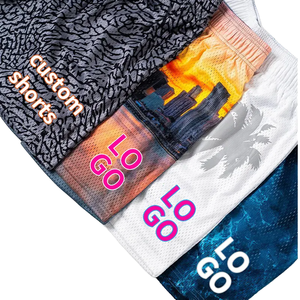 Shorts Deportivos de Secado Rápido para Hombre, Personalizados, de Malla Sólida, de Doble Capa, de 5 Pulgadas, 80% Algodón, con Estampado por Sublimación de Alta Calidad - Product Image 2