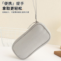 DH4 Sac de voyage portable pour câbles de données à une ou deux couches, chargeur et accessoires numériques
