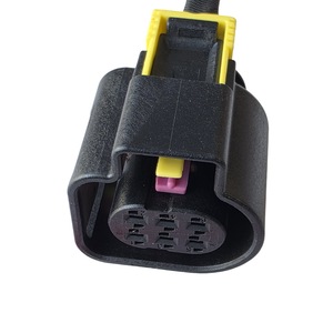Carcasa de Conector Automotriz Impermeable de 6 Pines, Serie BAK 1928404900, Código 1, Negra, <span class=keywords><strong>PA6</strong></span>/<span class=keywords><strong>6T</strong></span>-GF25, para Sistema de Encendido - Product Image 3